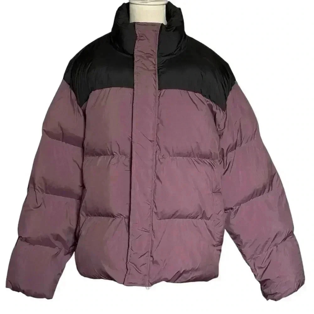 Fabletics Essential Puffer Jacket Plum Cactus/ On… - image 4